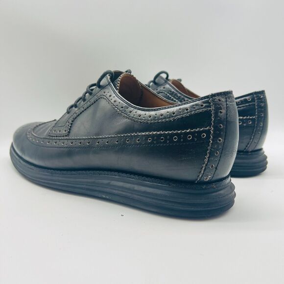 Cole Haan Black Leather Loafers - Picture 6 of 12